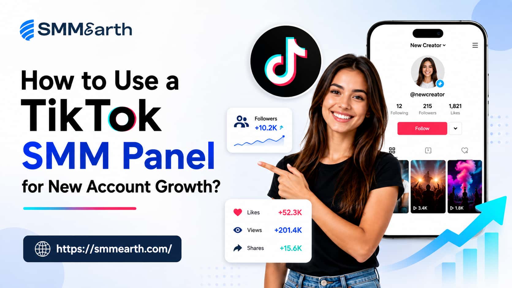 How to Use a TikTok SMM Panel for New Account Growth?