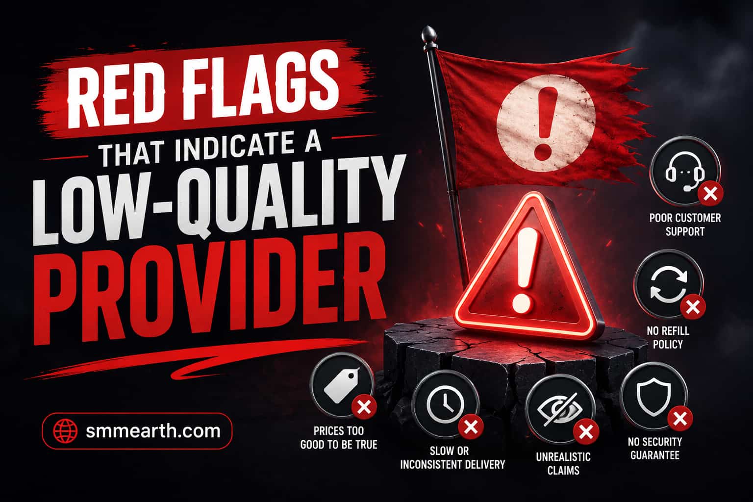 Red Flags That Indicate a Low-Quality Provider