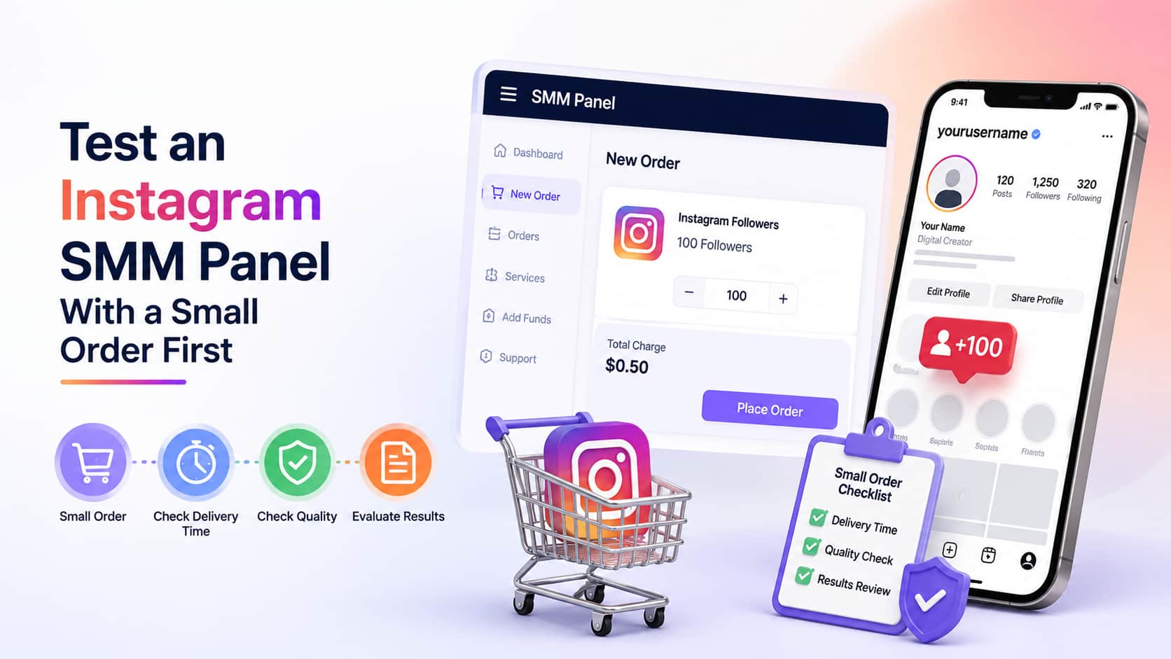 Test an Instagram SMM Panel With a Small Order First