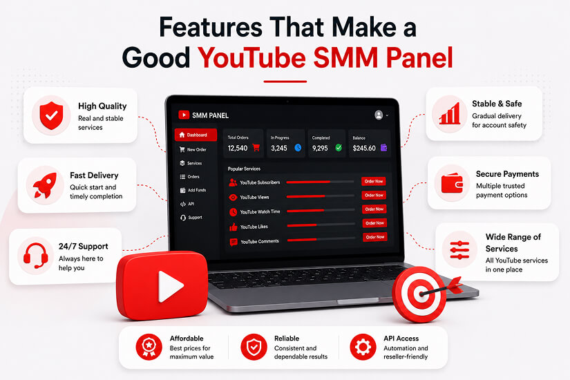 Features That Make a Good YouTube SMM Panel