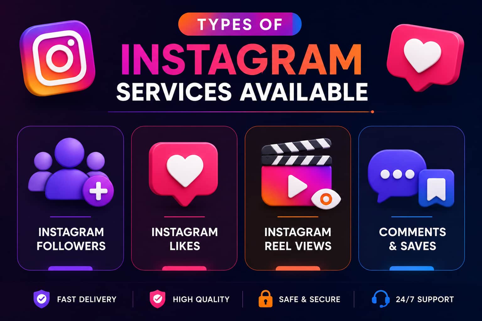 Types of Instagram Services Available