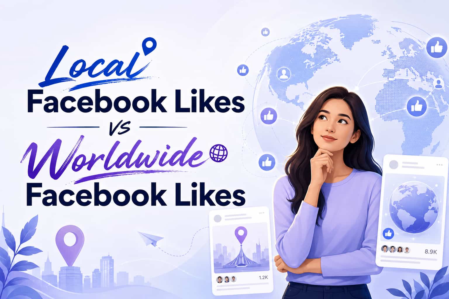Local Facebook Likes vs Worldwide Facebook Likes