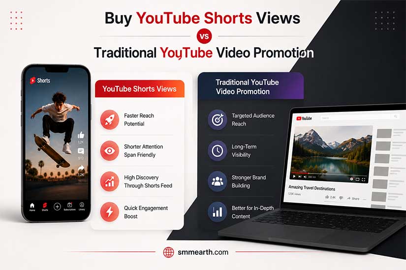 Buy YouTube Shorts Views vs Traditional YouTube Video Promotion