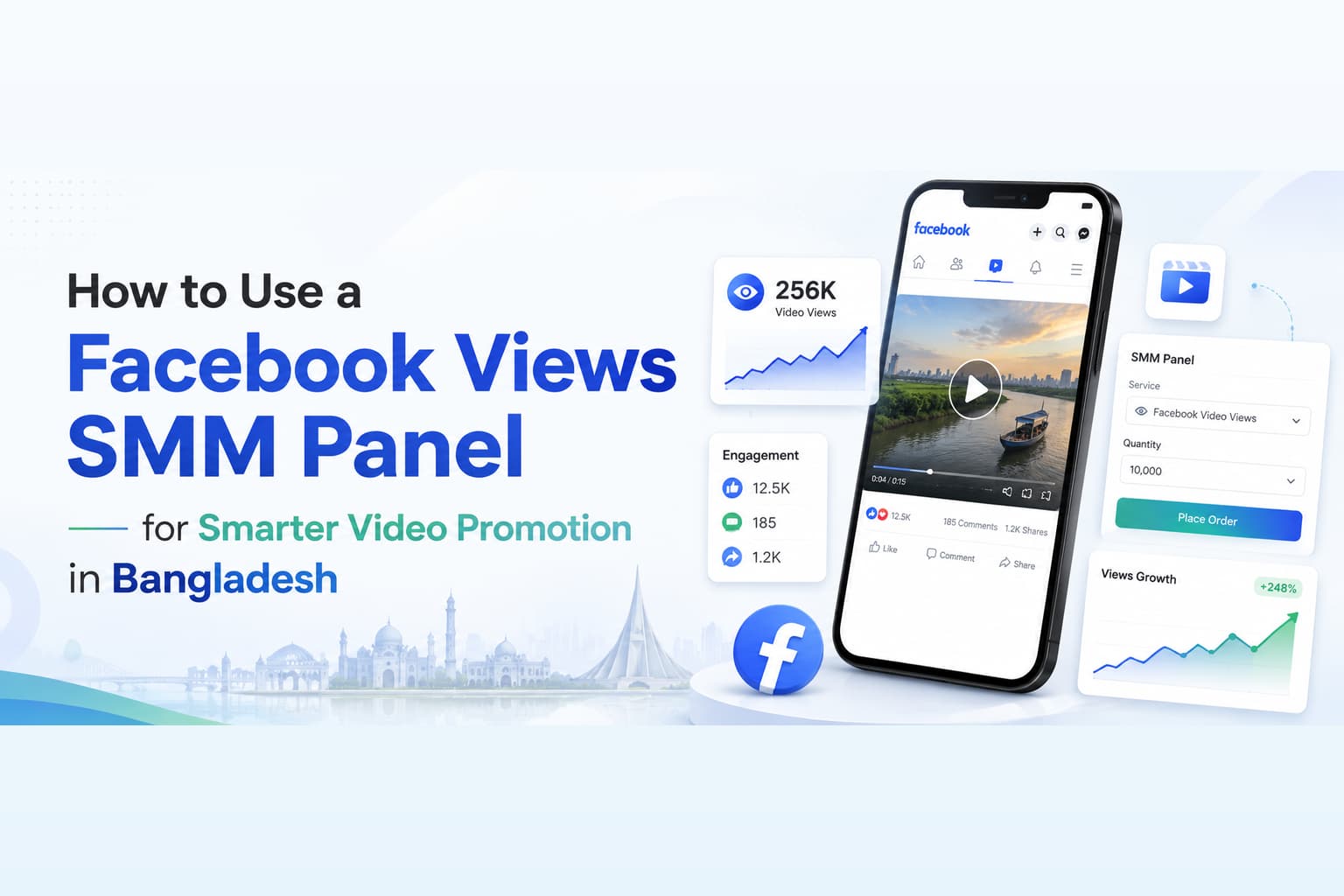 How to Use a Facebook Views SMM Panel for Smarter Video Promotion in Bangladesh