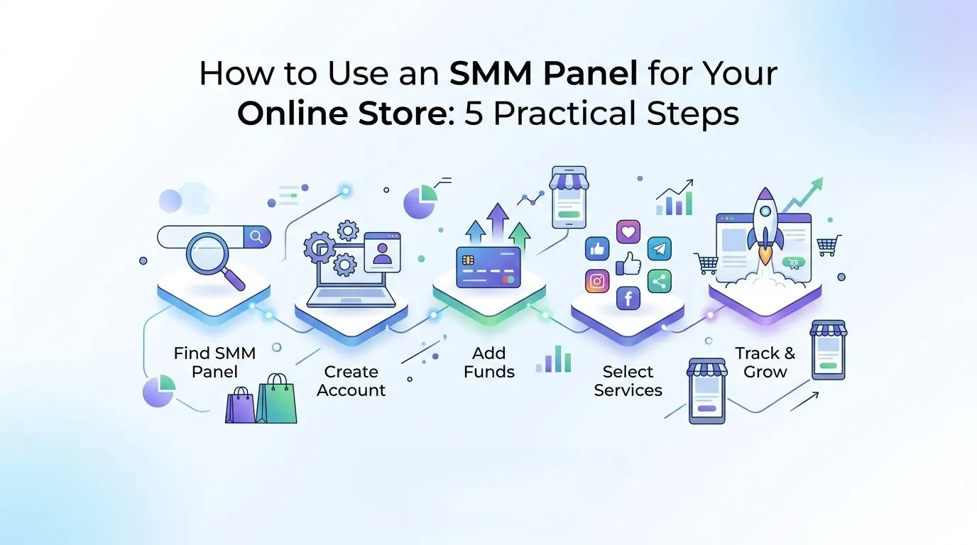 How to Use an SMM Panel for Your Online Store: 5 Practical Steps