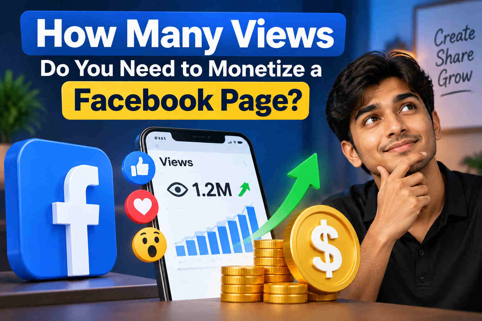 How Many Views Do You Need to Monetize a Facebook Page?