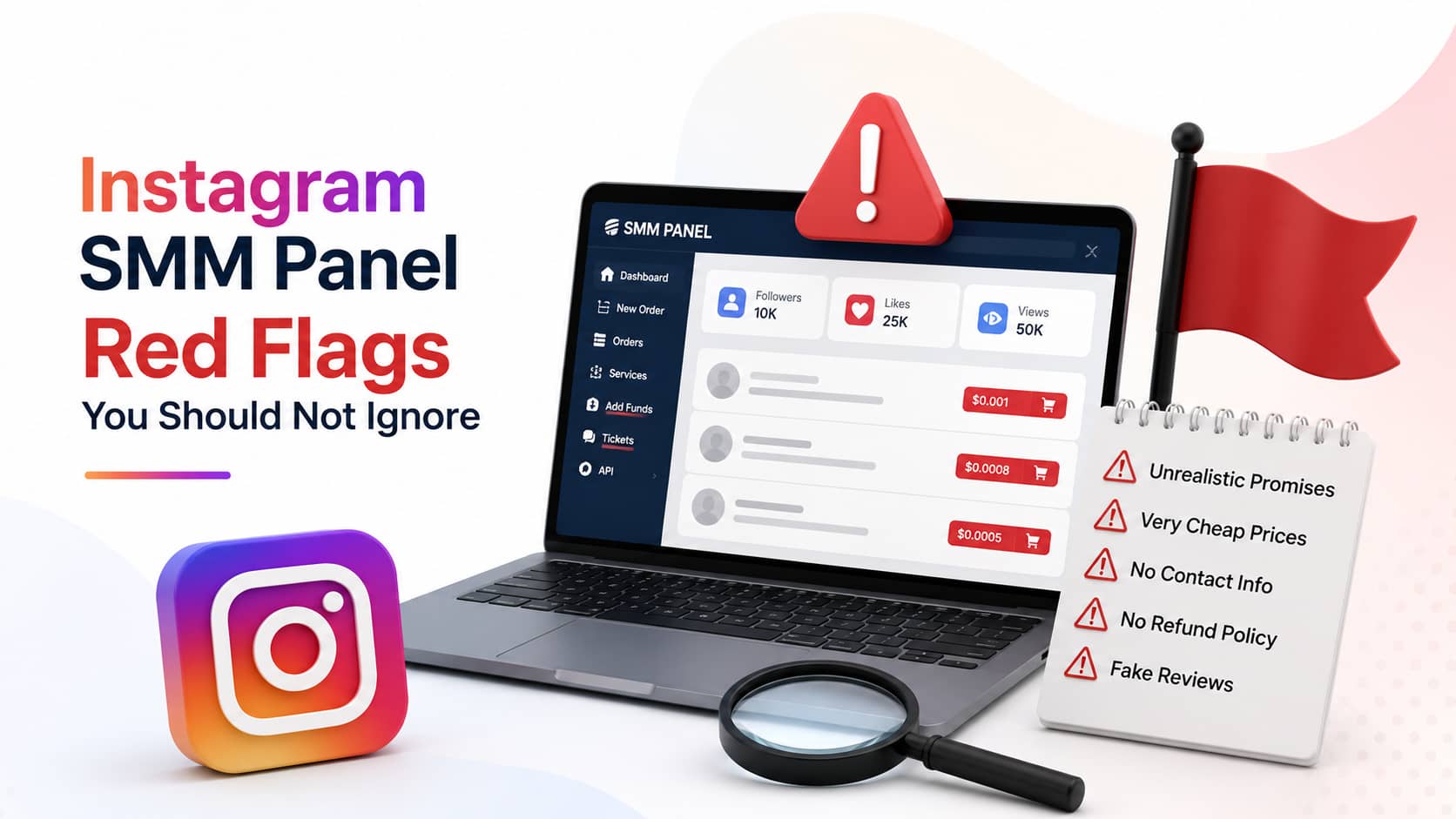Instagram SMM Panel Red Flags You Should Not Ignore