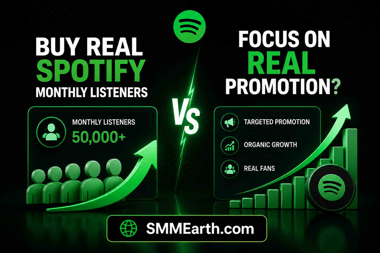 Buy Real Spotify Monthly Listeners or Focus on Real Promotion