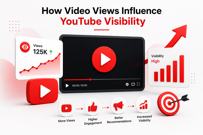 How Video Views Influence YouTube Visibility