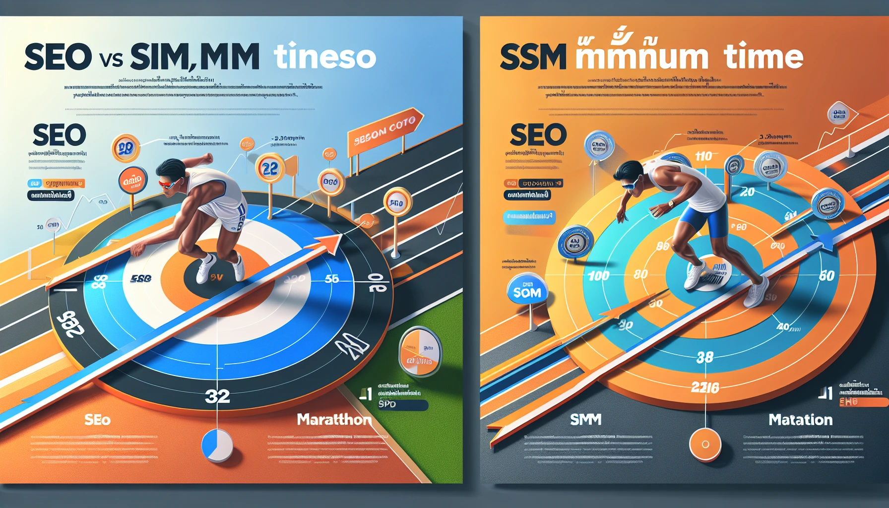 เปรียบเทียบ timeline SEO และ SMM สำหรับธุรกิจไทย
