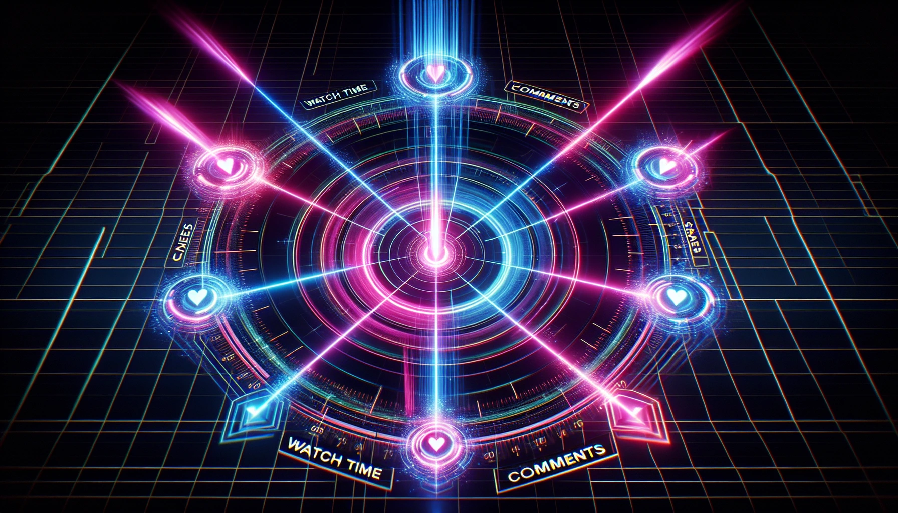 Instagram Engagement Signals Radar Chart Algorithm