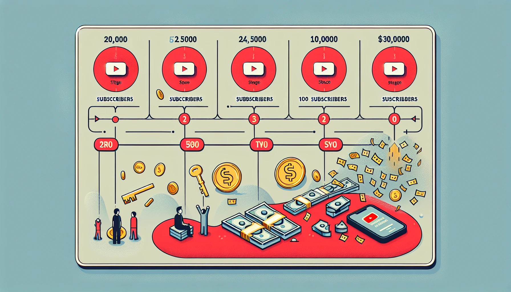 ขั้นตอน YouTube Monetization