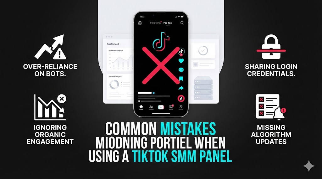 Errores comunes al usar un panel SMM de TikTok y cómo evitarlos