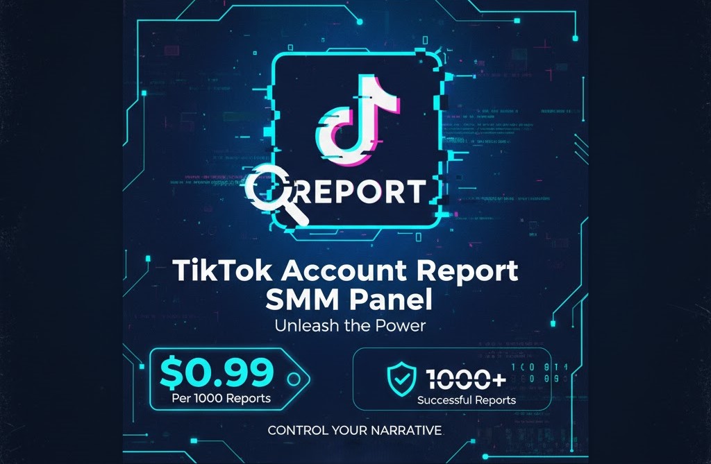TikTok account report smm panel - $0.99 Per 1000 Reports