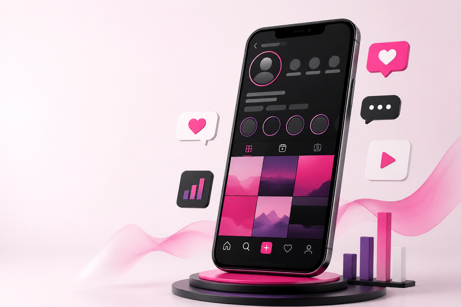 Instagram SMM panel for followers, likes, views and Reels