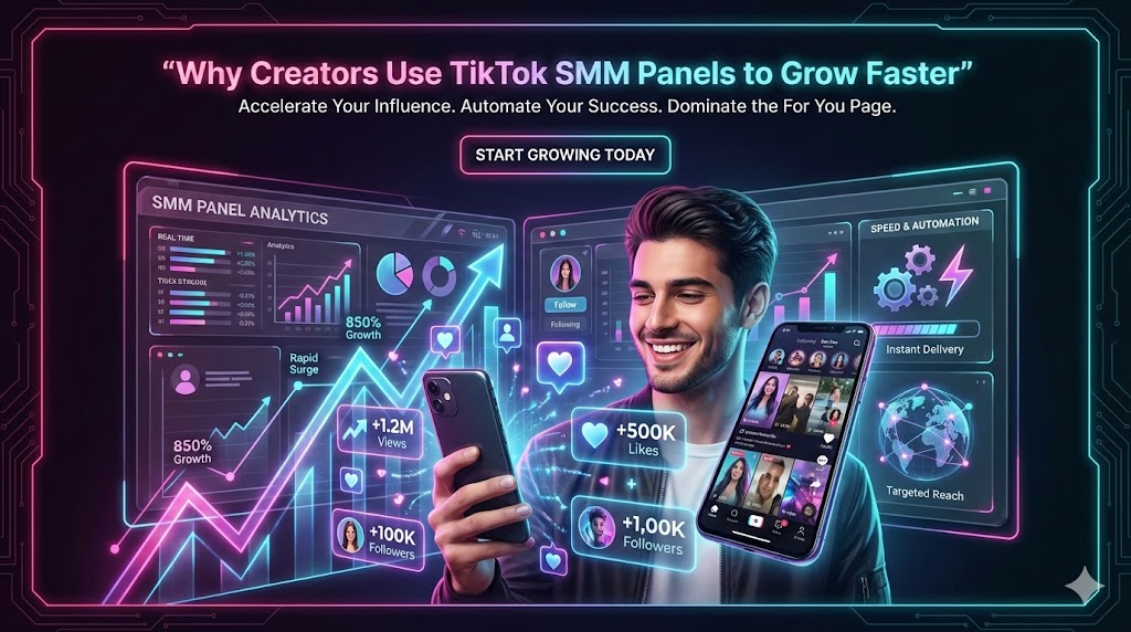 TikTok SMM Panel: Por qué los creadores lo usan para crecer más rápido