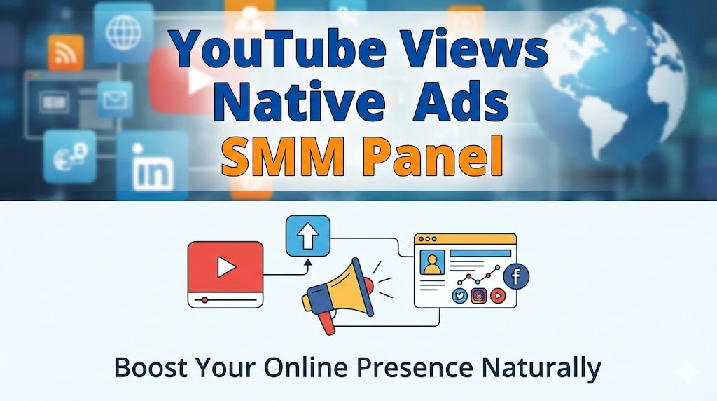 YouTube Views Native Ads SMM Panel