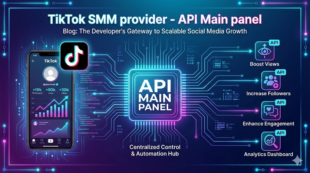 TikTok SMM Provider API Main Panel | Crecimiento Escalable con Buythefans