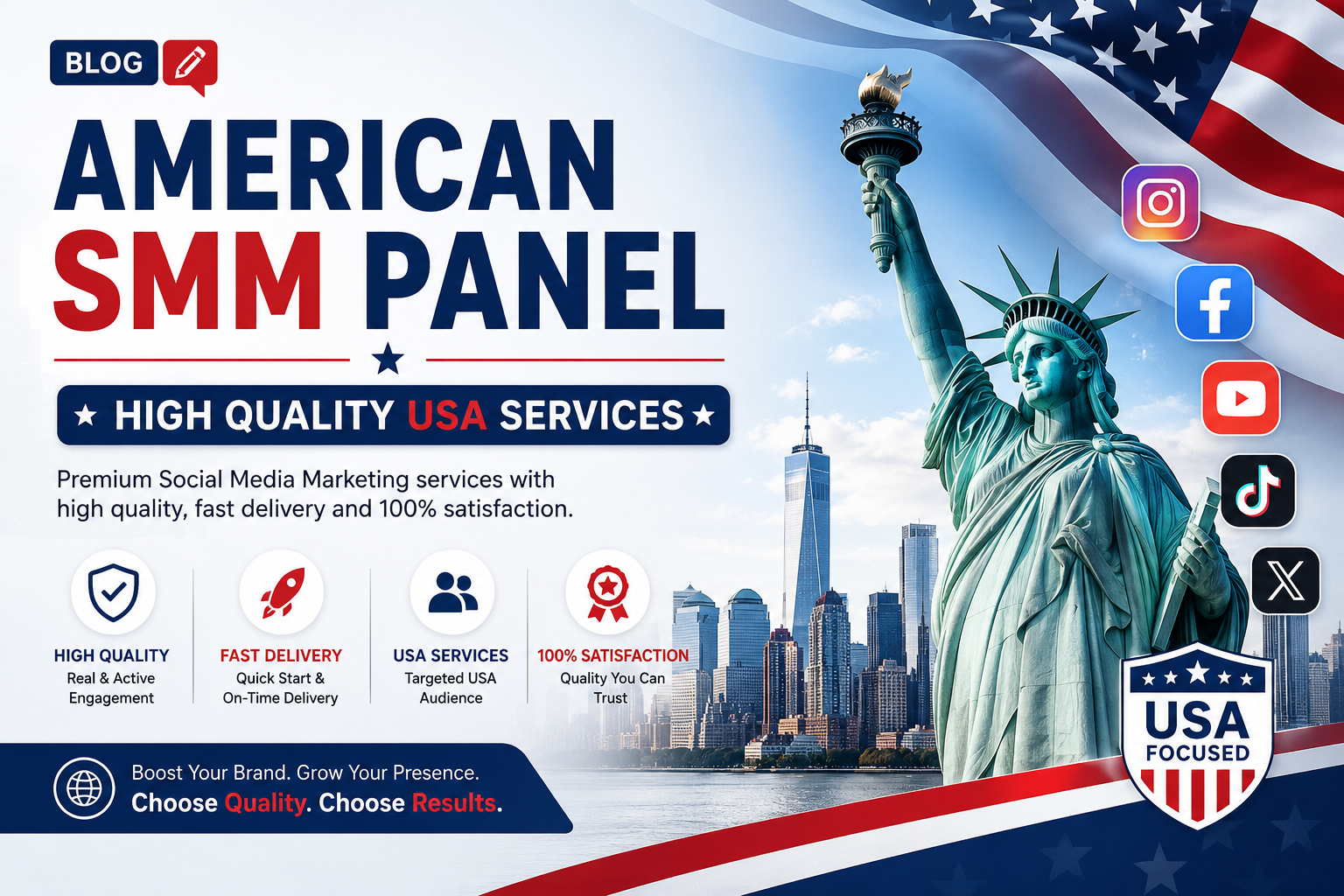 American SMM panel - High Quality USA Services