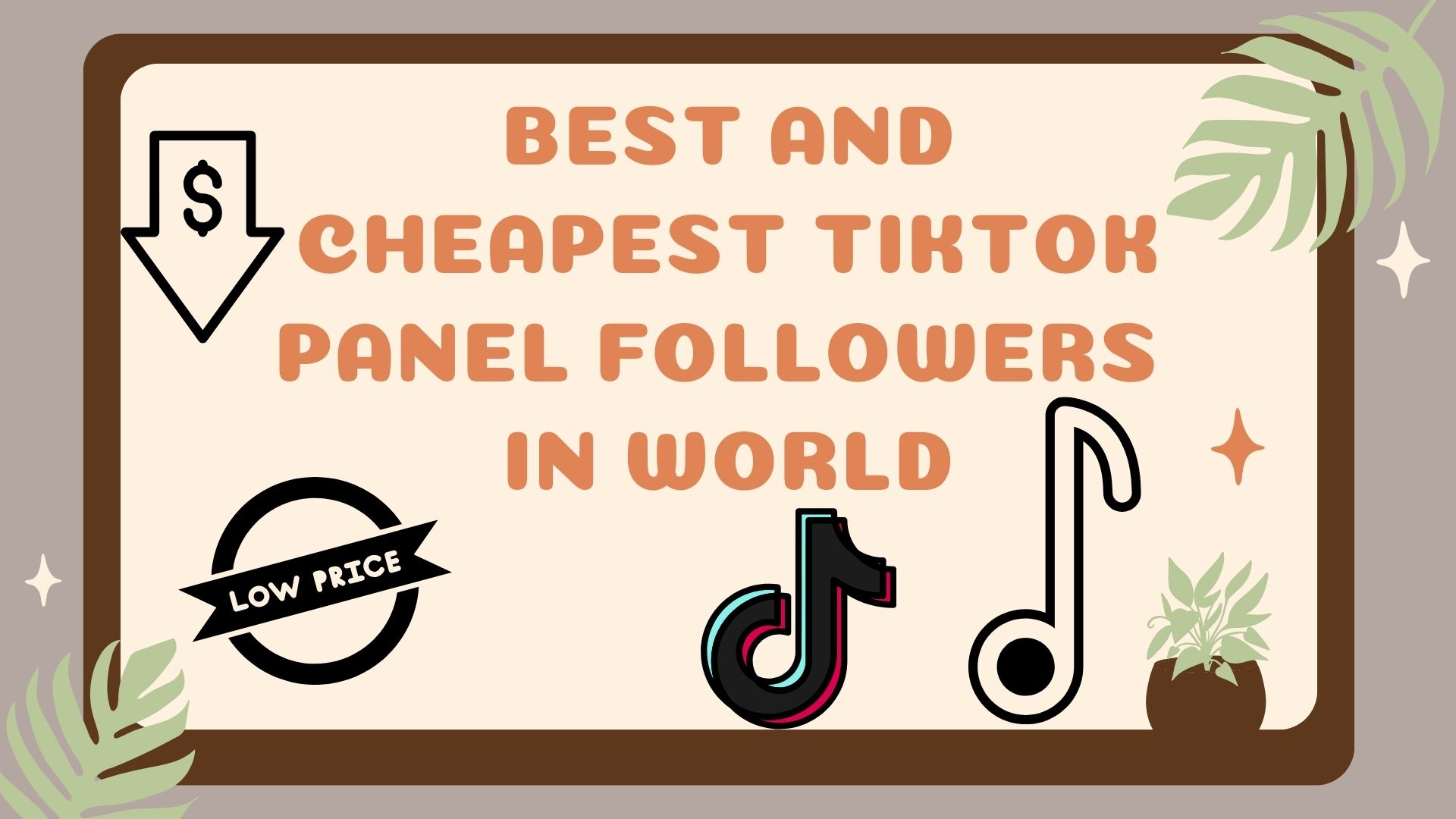 Best And Cheapest TikTok panel followers in World