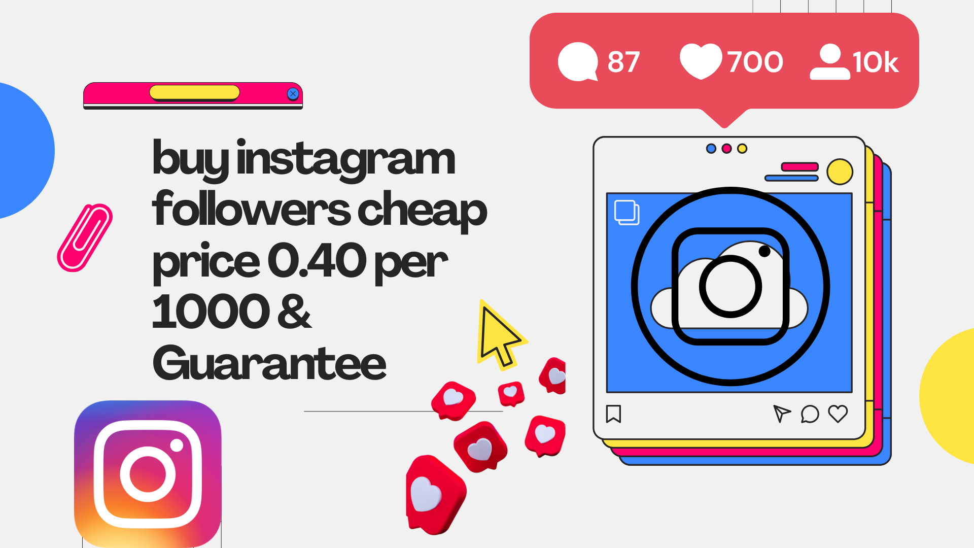 buy instagram followers cheap price 0.40 per 1000 & Guarantee