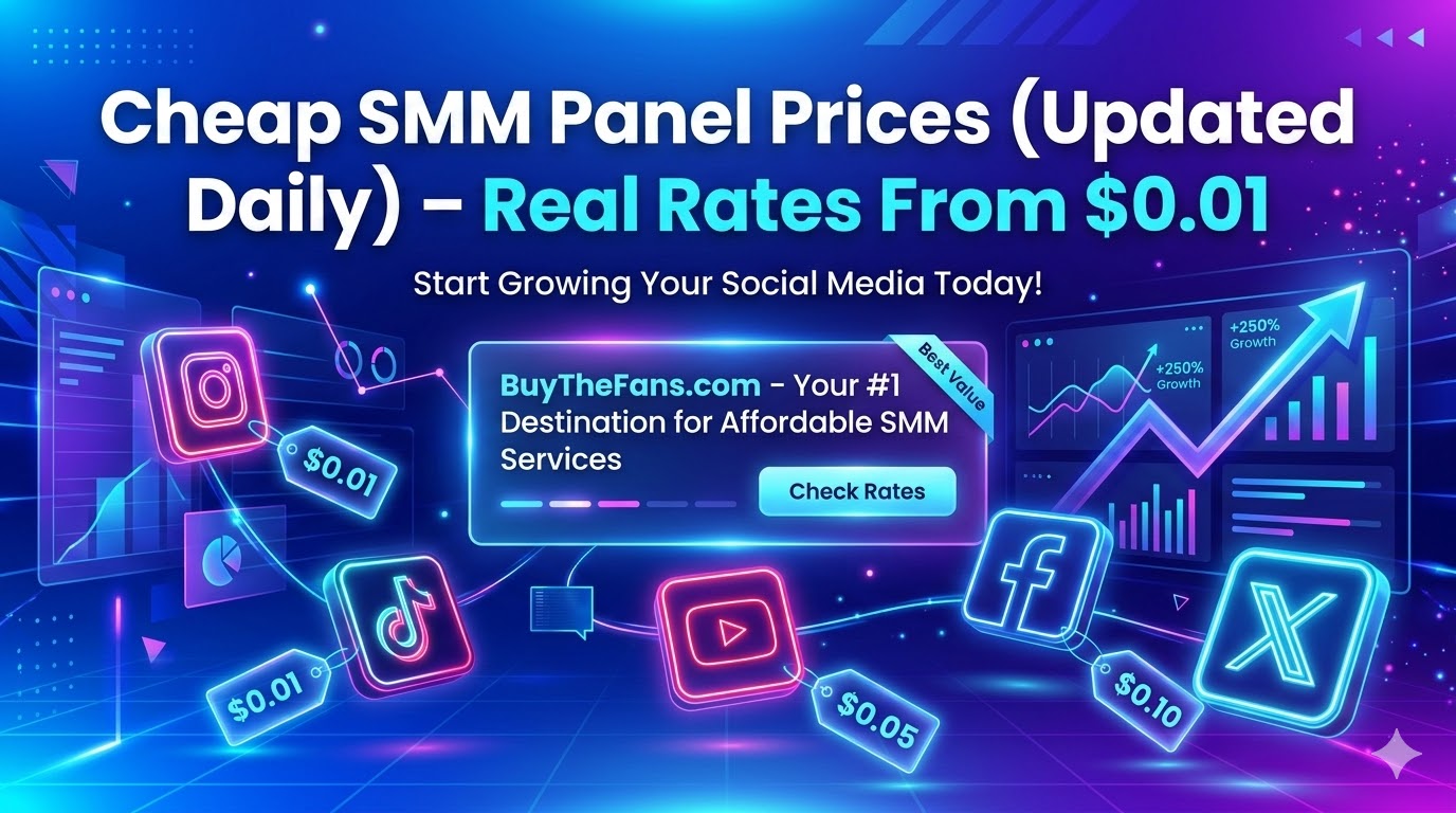 Cheap SMM Panel Prices (Updated Daily) – Real Rates From $0.01