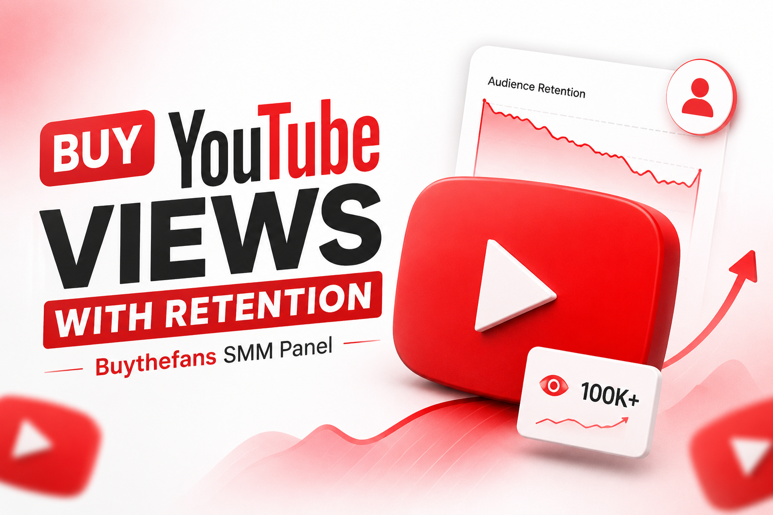 Buy YouTube views with retention - Buythefans SMM panel