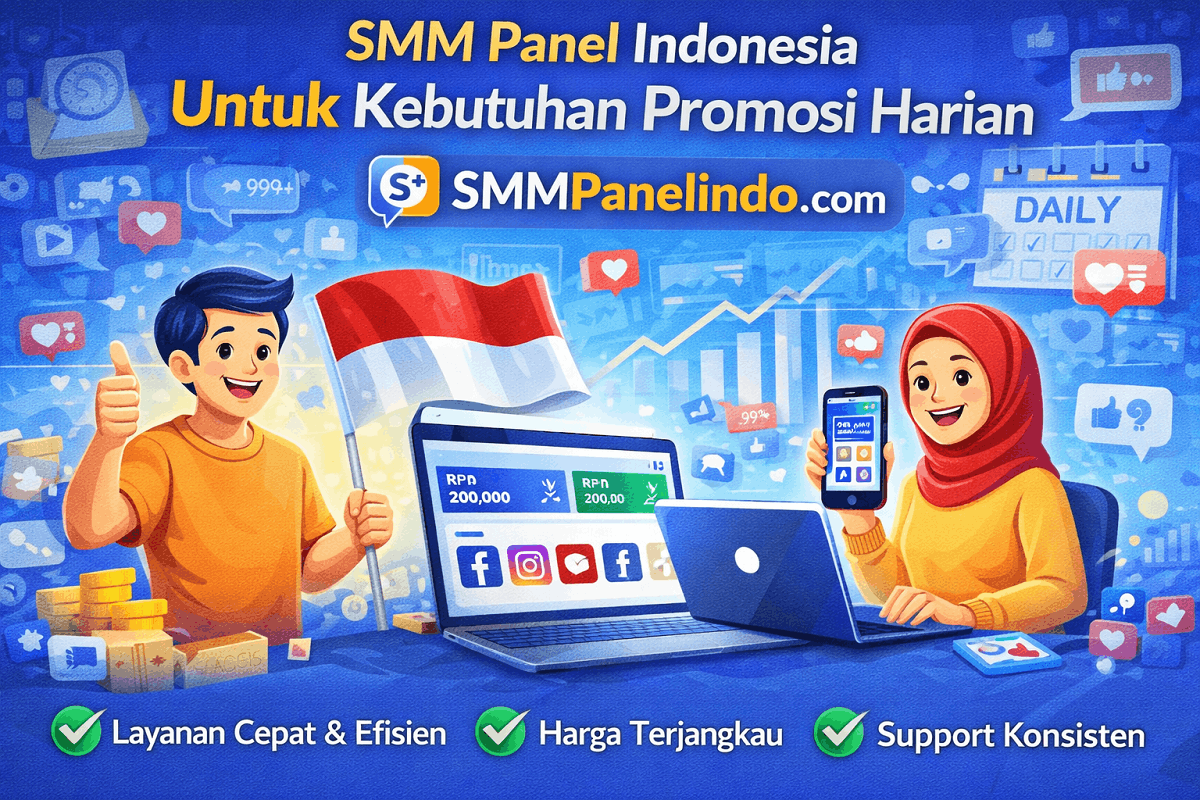 SMM Panel Indonesia Untuk Kebutuhan Promosi Harian