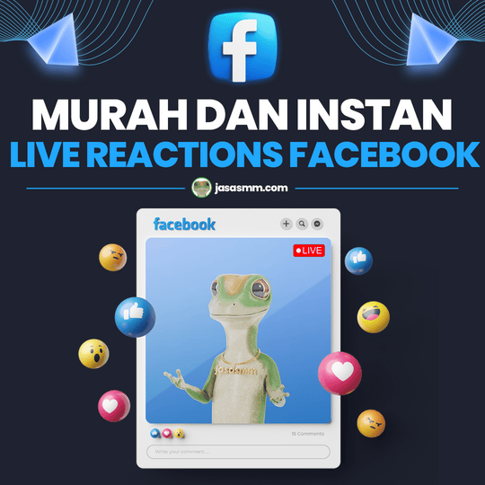 Reactions Live Facebook Murah dan Instan