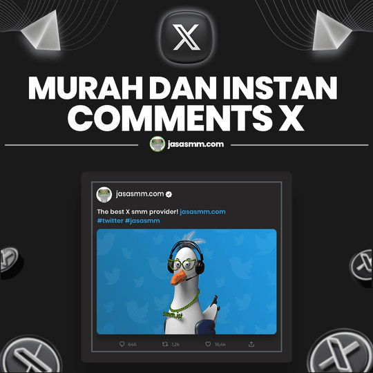 Comments X(Twitter) Murah dan Instan
