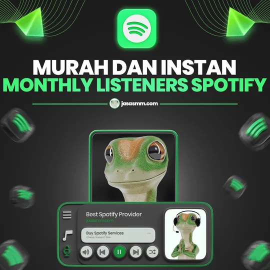 Monthly Listeners Spotify Murah dan Instan
