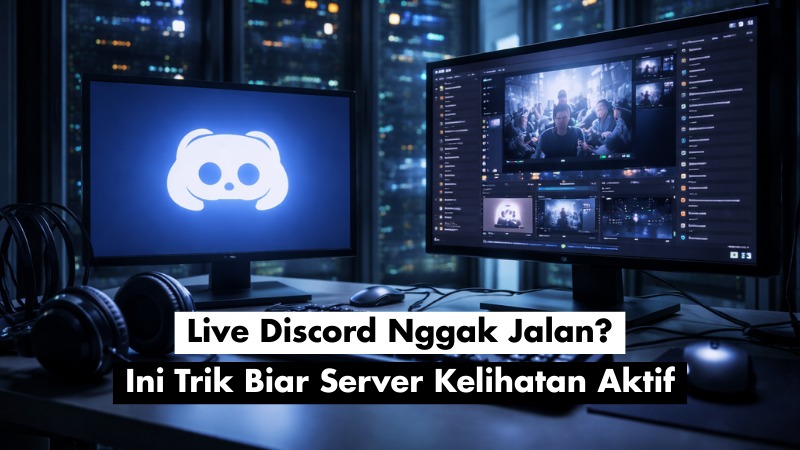 Live Discord Nggak Jalan? Ini Trik Biar Server Kelihatan Aktif
