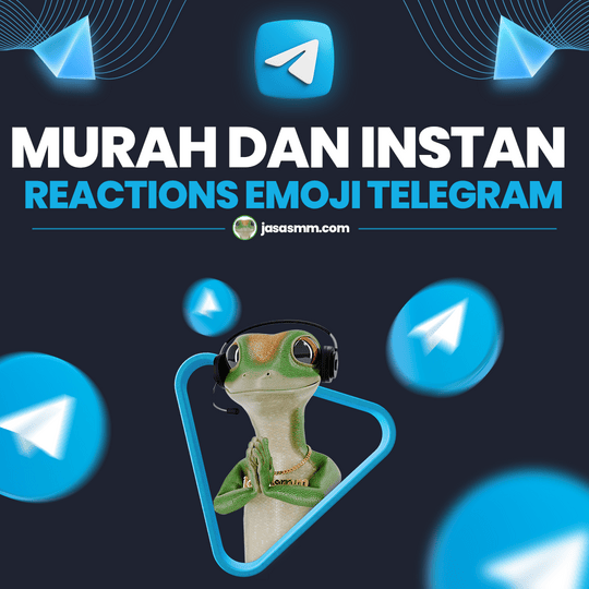 Reactions Emoji Telegram Murah dan Instan