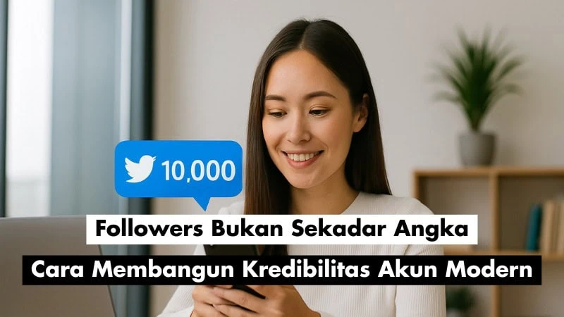 Followers X/Twitter Bukan Sekadar Angka: Cara Membangun Kredibilitas Akun Modern