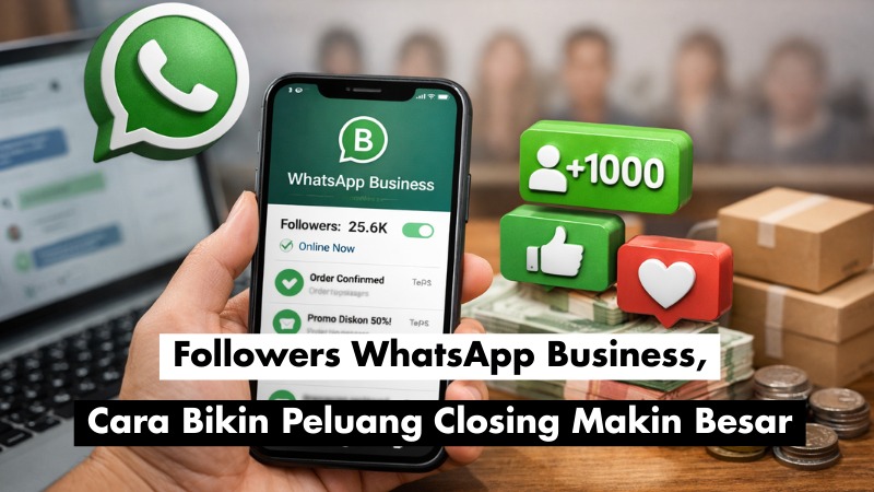 Followers WhatsApp Business, Cara Bikin Peluang Closing Makin Besar