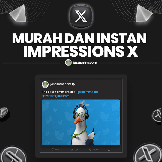 Impressions X(Twitter) Murah dan Instan