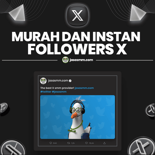Followers X(Twitter) Murah dan Instan