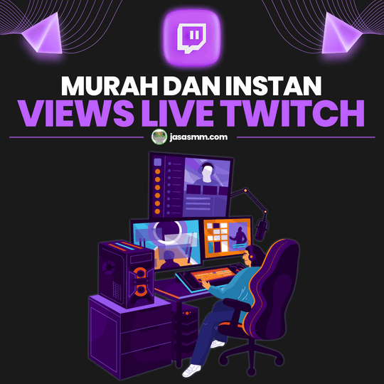 Views Live Stream Twitch Murah dan Instan