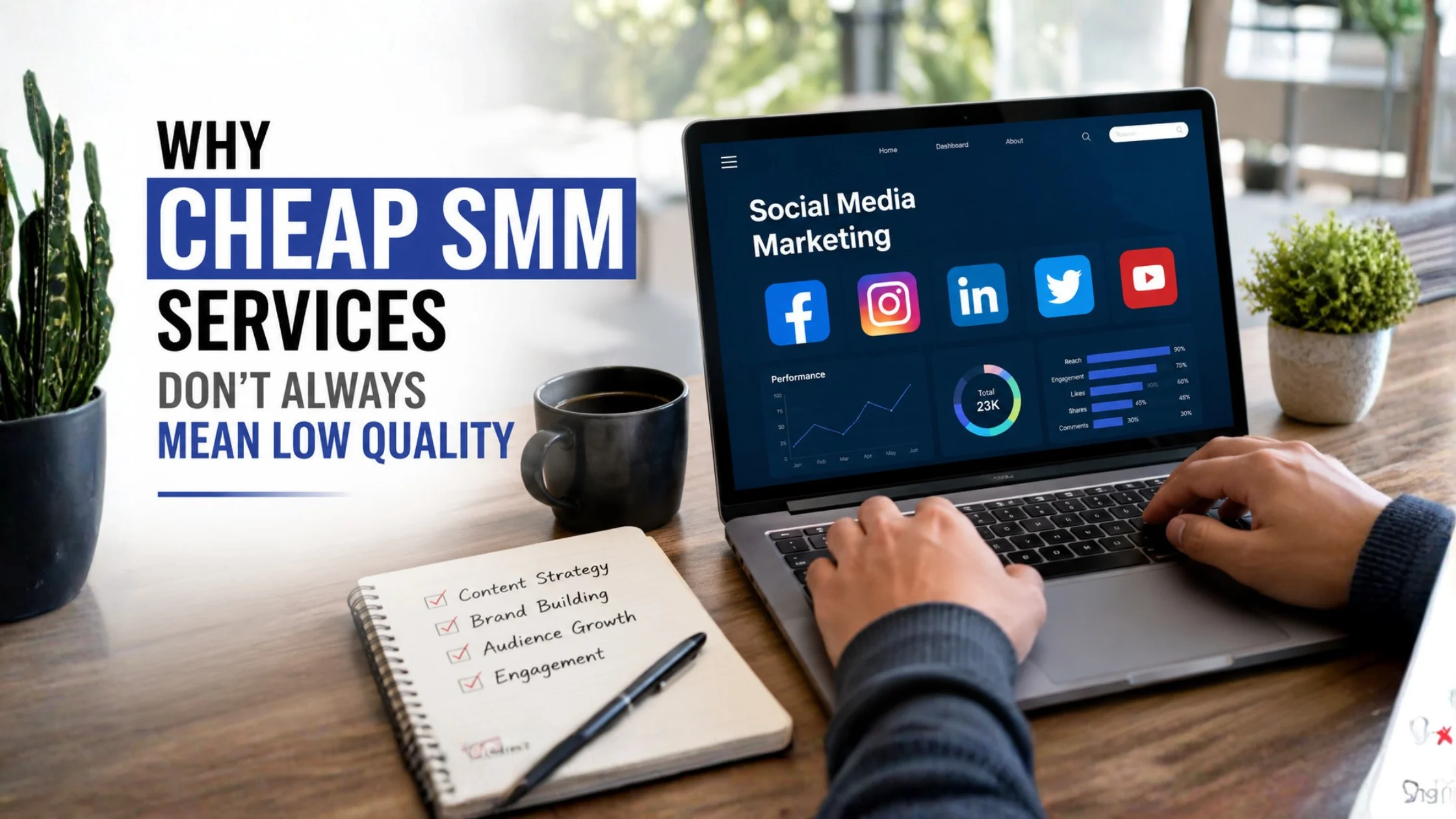 Affordable SMM services and cheap SMM panel solutions helping businesses grow on Instagram, TikTok, YouTube, and Facebook in 2026