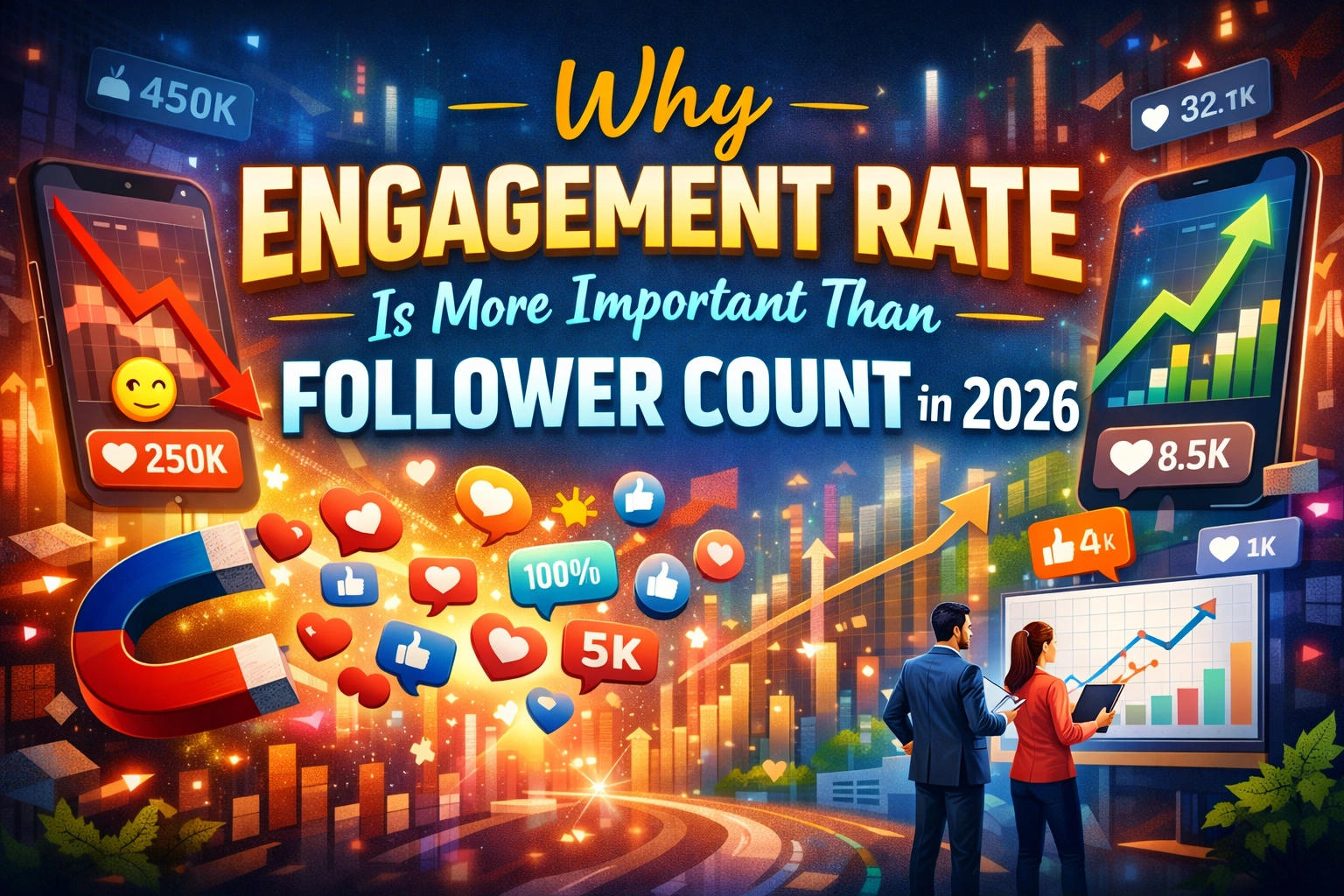 Why engagement rate matters more than follower count in 2026
