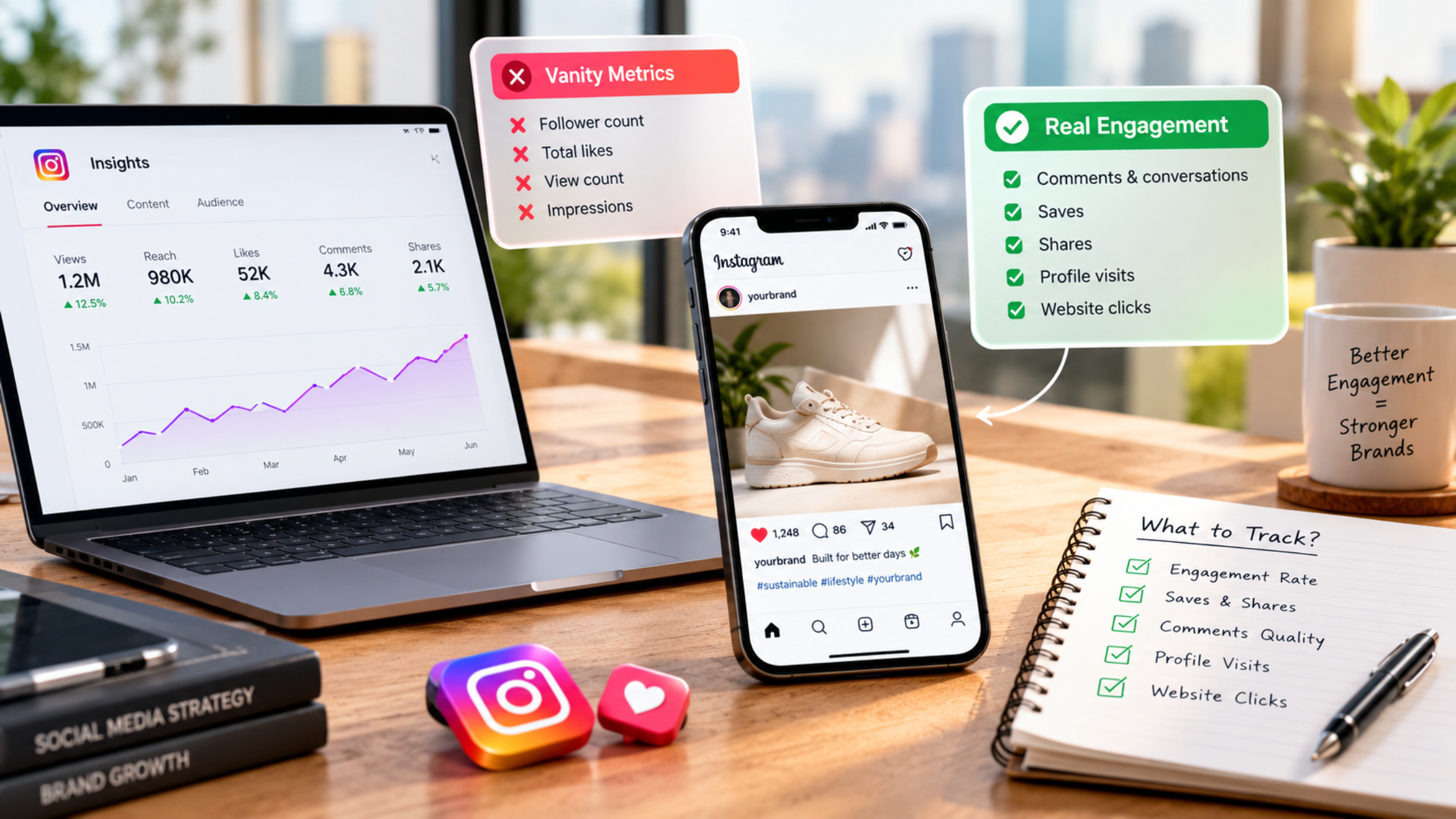 Real Engagement vs Vanity Metrics: social media metrics brands should track in 2026