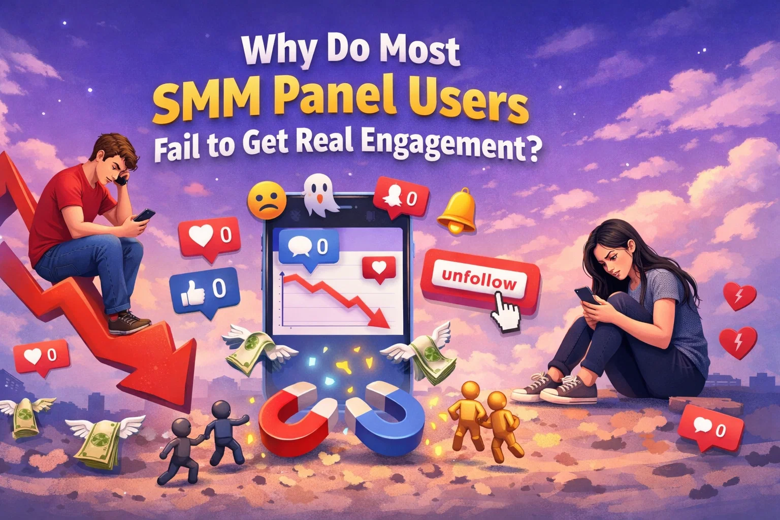 Why most SMM panel users fail to get real social media engagement