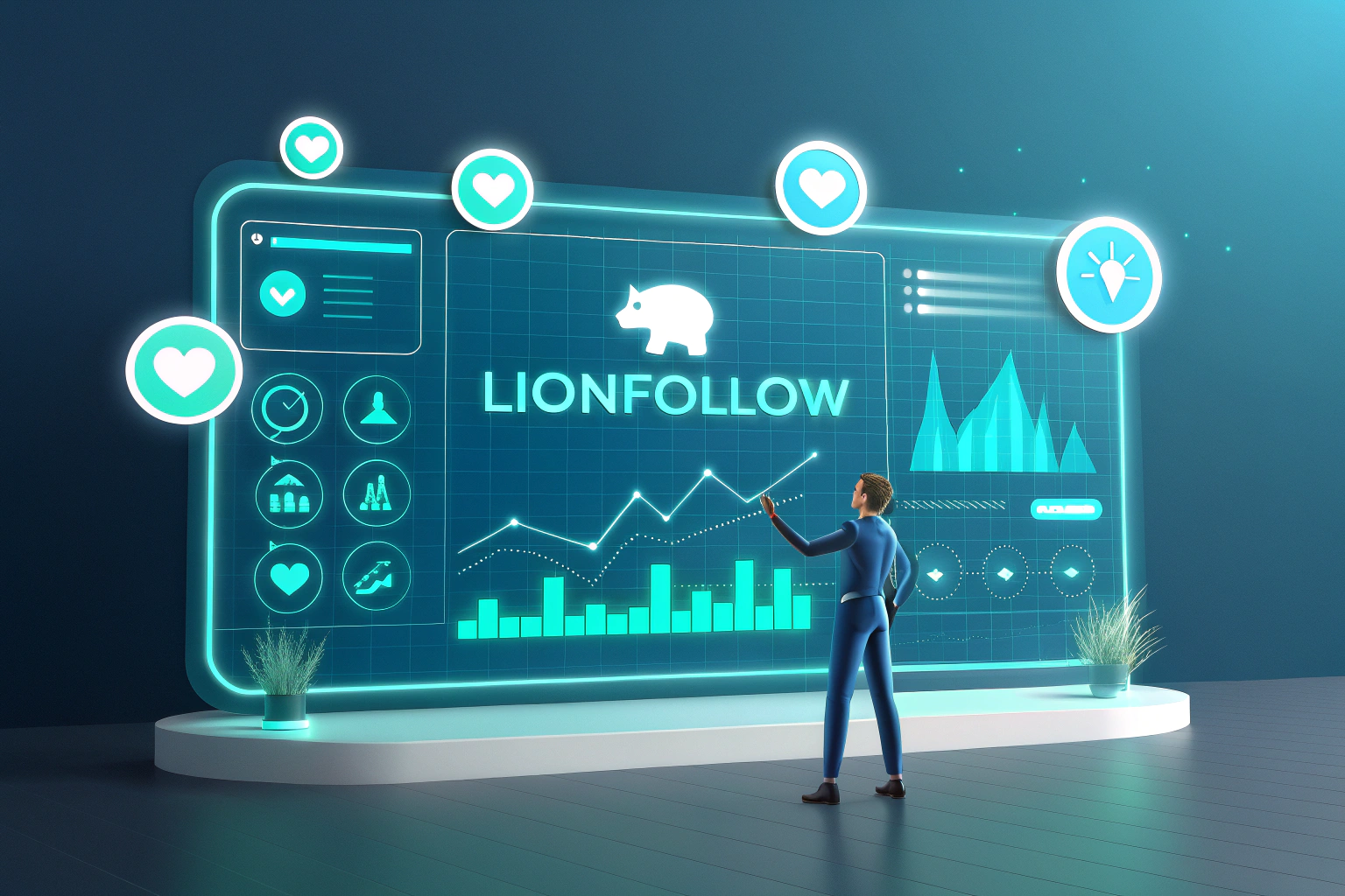 Impulsione Sua Estratégia de Mídia Social com o Domínio de Engajamento Lionfollow