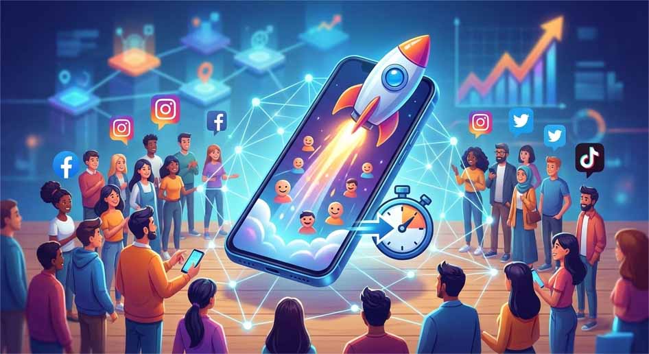 German - de: Wie man eine virale Social-Media-Strategie mit echten Followern schnell aufbaut