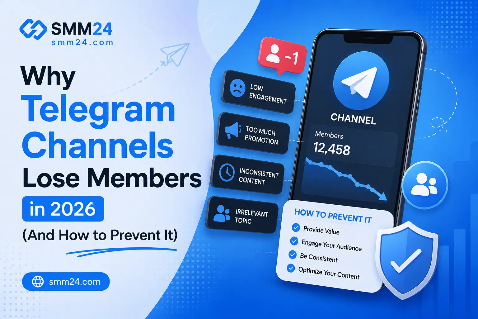 Reasons Telegram channels lose members and how to improve retention in 2026