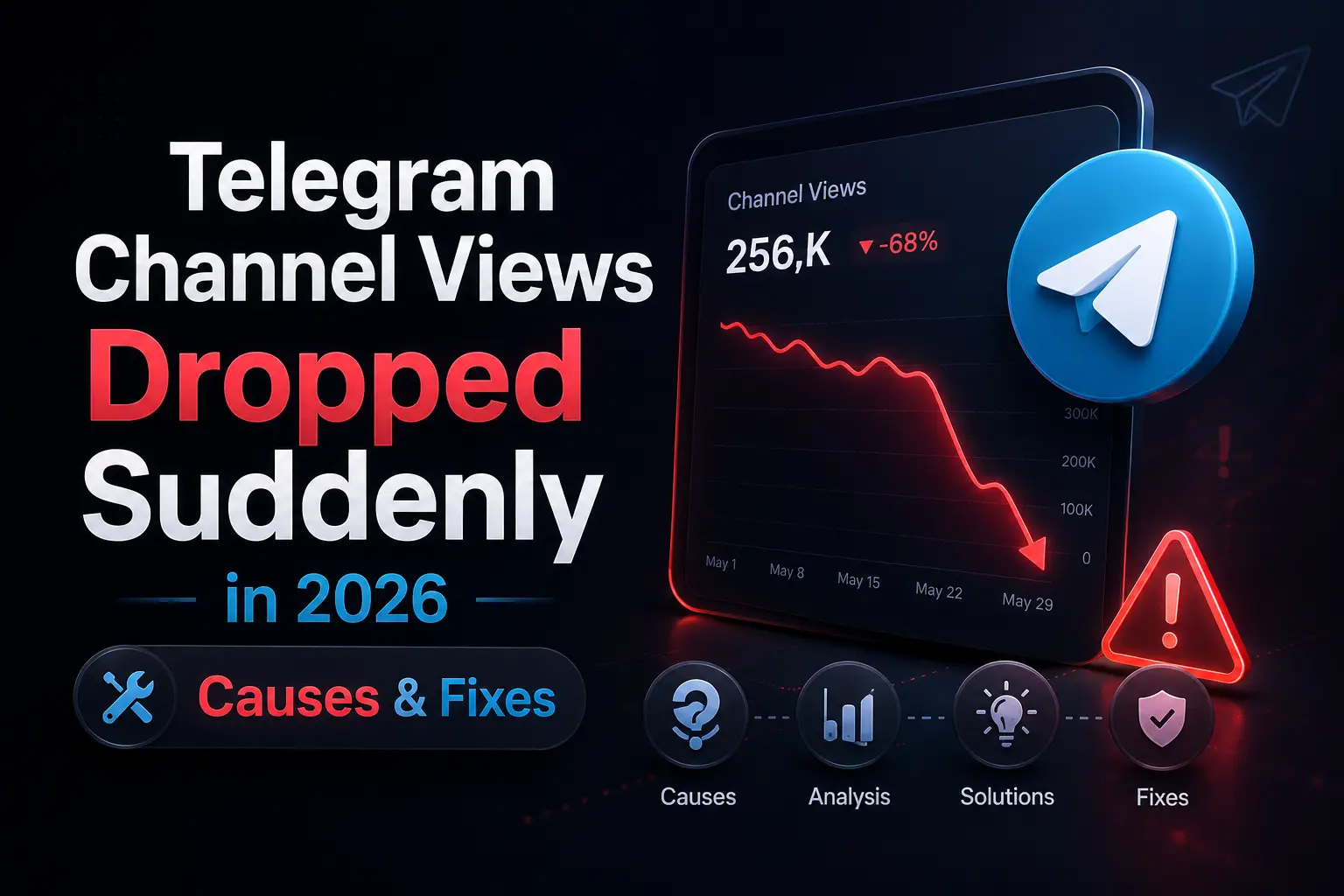 Telegram Channel Views Dropped Suddenly in 2026