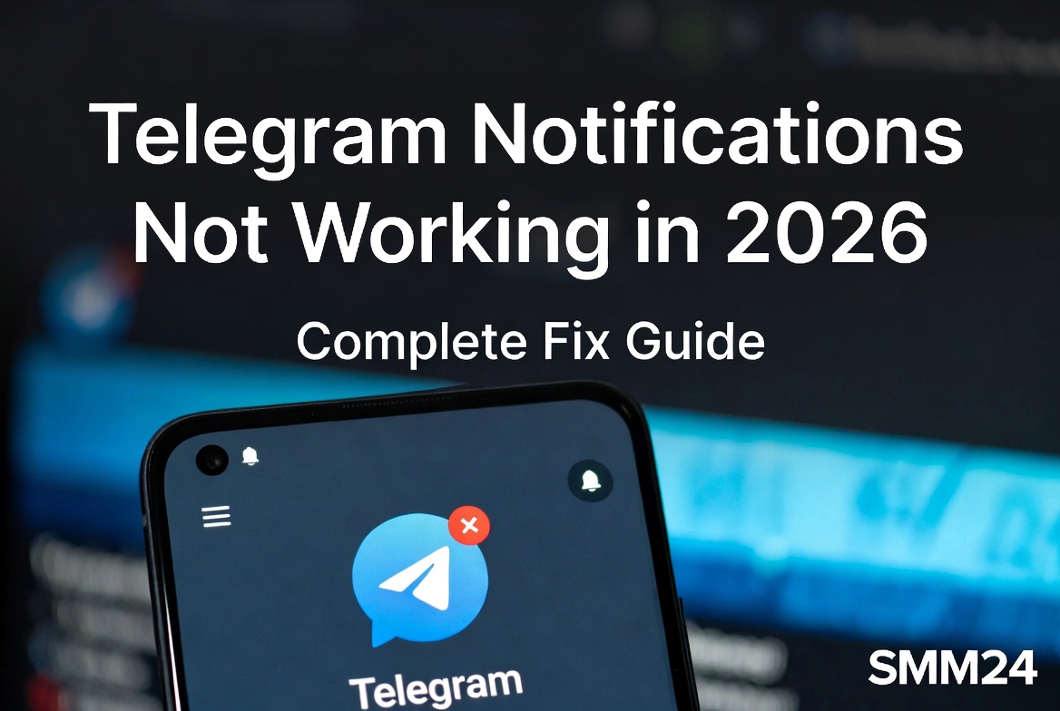 Telegram Notifications Not Working in 2026 - Complete Fix Guide | SMM24.com