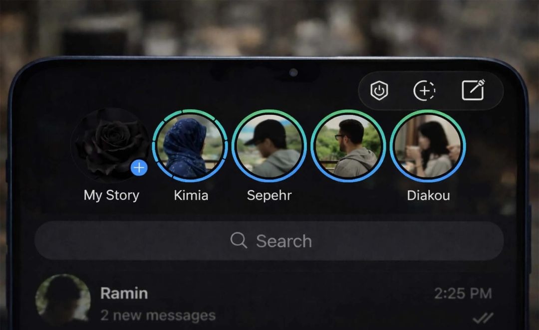 Stories on Telegram