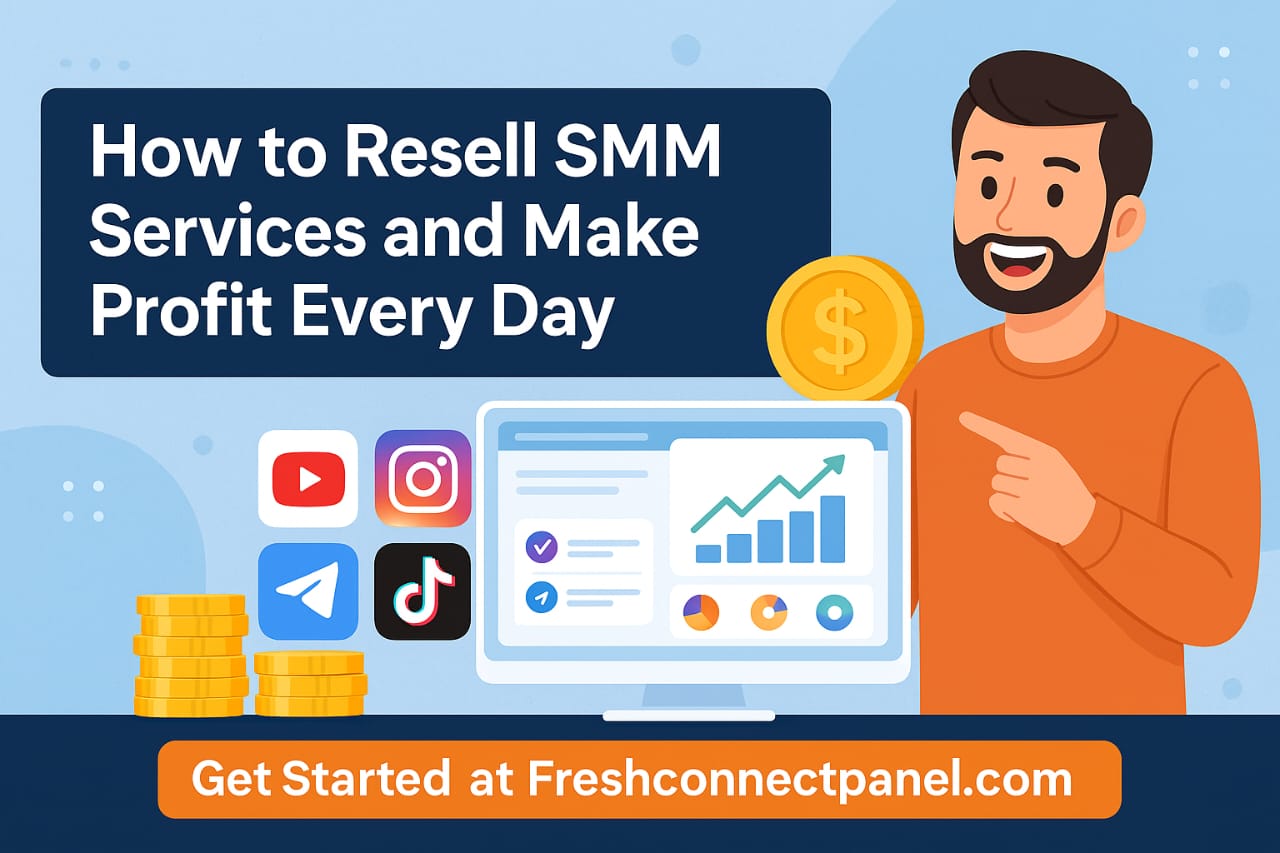 How to Resell SMM Services and Make Profit Every Day