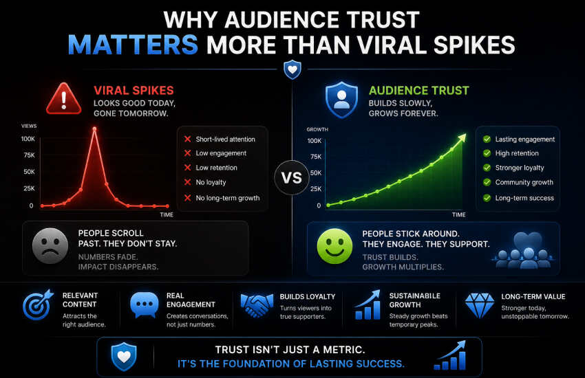 Why Audience Trust Matters More Than Viral Spikes